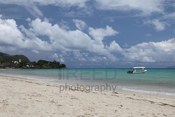 Beau Vallon Bay on Mahe Island, Seychelles